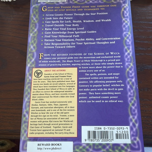 THE MAGIC POWER OF WHITE WITCHCRAFT REVISED FOR THE MILLENIUM SOFT COVER BOOK - Picture 5 of 5